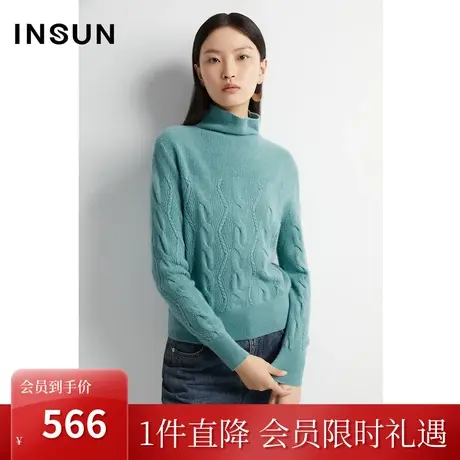 恩裳2022冬季时尚轻薄贴身亲肤打底衫保暖百搭羊绒衫商品大图