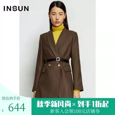 恩裳冬季时尚简约商务通勤气质立体职场西服女士外套西装图片