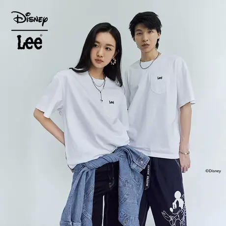 LeeX Disney联名23春夏新品舒适版男女同款短袖T恤LUT0051153RX图片