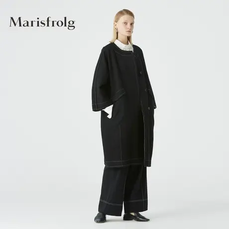 【奥莱清仓保暖季特价 】玛丝菲尔毛呢外套商品大图