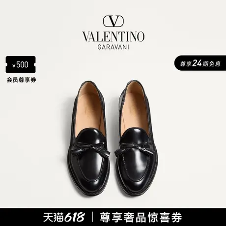 [24期免息]华伦天奴VALENTINO男士 BOWSHIRE 小牛皮乐福鞋商品大图
