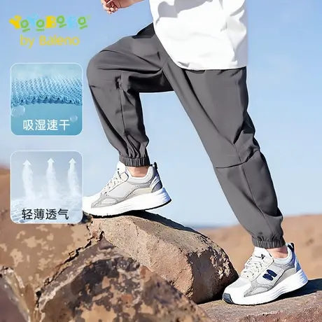 班尼路童装YBB系列男童工装裤儿童冰丝凉感裤子薄款男大童速干裤图片