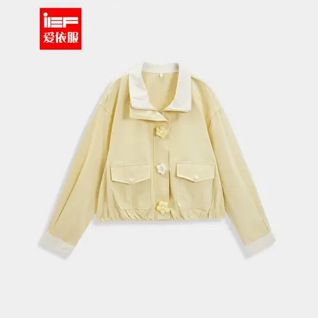 IEF/爱依服2025秋季新款韩版甜美可爱减龄少女风通勤百搭外套商品大图
