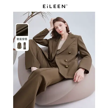 【意大利设计】朗姿法式西服上衣女2024年春季新款西装外套高级感图片