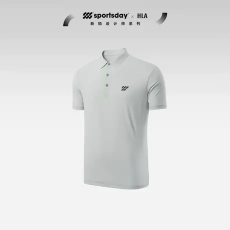 HLA海澜之家sportsday户外生活POLO衫2023春夏新款翻领印花短袖男图片