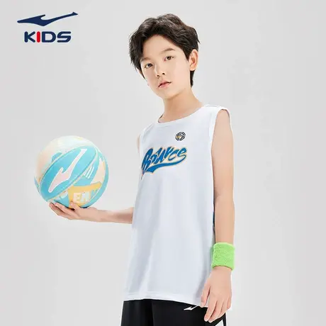 鸿星尔克童装男童运动短裤短袖两件套装2025夏季儿童篮球服装短t图片