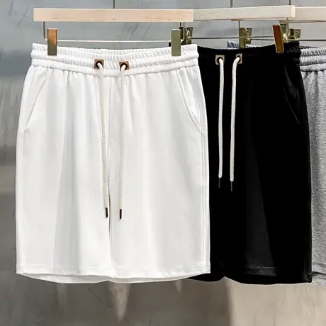 2023夏季男士宽松休闲中短裤韩版潮流INS直筒工装运动5五分卫裤男图片