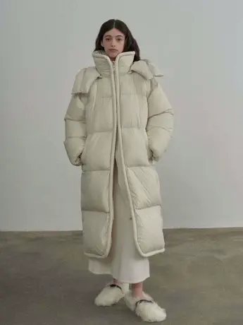 韩版显瘦超长款羽绒服女过膝2023新款加厚大被子宽松冬季中戏外套图片