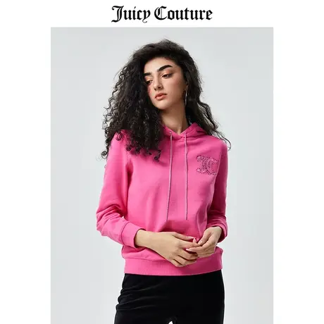 Juicy Couture橘滋卫衣女美式春季新款宽松外套时尚休闲连帽卫衣商品大图