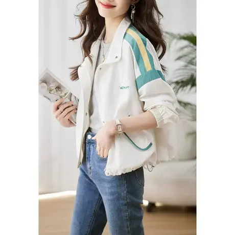 时尚休闲气质短外套2023年春季新款女士宽松显瘦通勤百搭夹克上衣图片