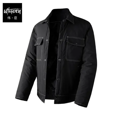 伟臣冬季新品大码男士棉衣胖子加肥加大宽松机能棉袄肥佬棉服图片