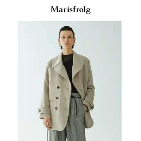 【奥莱清仓保暖季特价 】玛丝菲尔毛呢外套商品大图