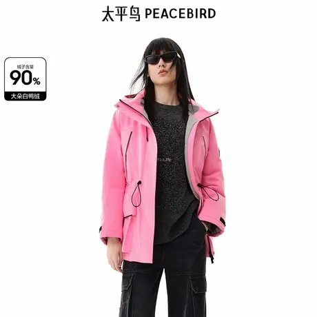 太平鸟年冬季新款工装派克羽绒服A3ACE4329图片