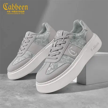 Cabbeen/卡宾2025秋季新款男鞋厚底休闲舒适男生潮流运动鞋板鞋商品大图