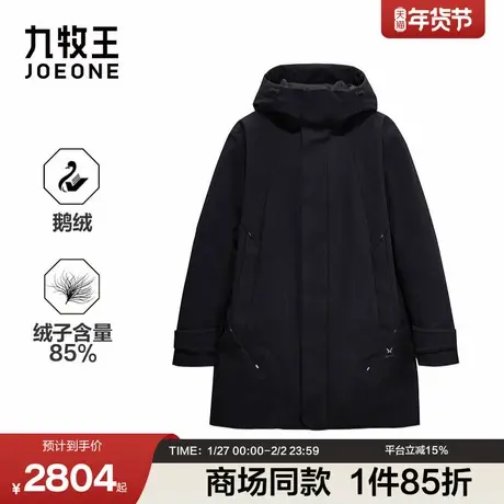 [商场同款]九牧王男装2025冬季新款舒适新时尚系列商务男款羽绒服商品大图