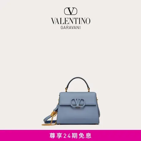 【24期免息】华伦天奴VALENTINO女士 VSLING 粒面小牛皮手提包商品大图