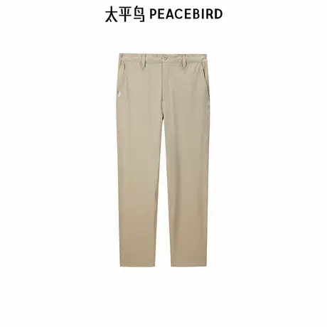 【商场同款】太平鸟男装休闲裤宽松锥形斜纹裤 B2GBE3276商品大图