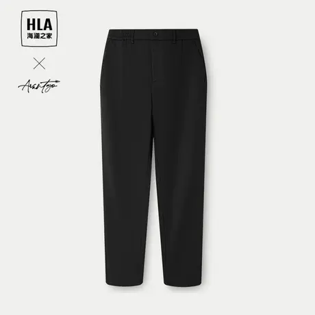 HLA/海澜之家轻商务时尚系列休闲裤2023秋冬修身微弹裤子男图片
