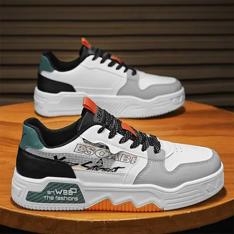男鞋春夏季潮流小众百搭运动板鞋男款厚底学生休闲小白鞋2024新款商品大图