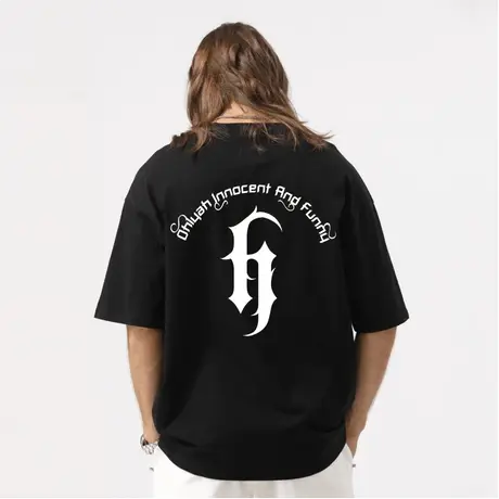 Ohlyah美式高街ins潮牌T恤男女同款夏季半袖vibe青少年运动打底衫商品大图