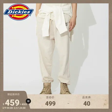 Dickies24春夏新款侧边logo印花松紧抽绳宽松版型卫裤运动裤商品大图