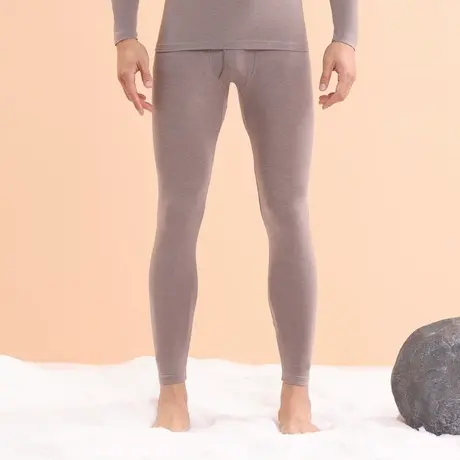 GONIDAL/冠得冠得男士超薄羊绒保暖裤秋冬单件秋裤打底穿男薄裤子商品大图