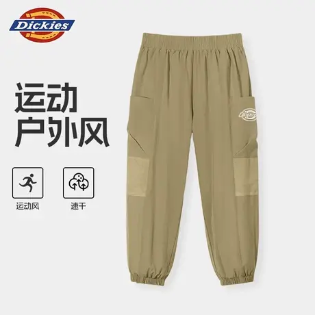 Dickies童装男童裤子夏款儿童凉感速干美式工装裤男孩防蚊运动裤A商品大图