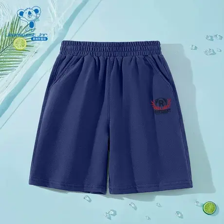 JU真维斯童装2025夏季新款男女童款简约百搭运动休闲纯棉短裤商品大图