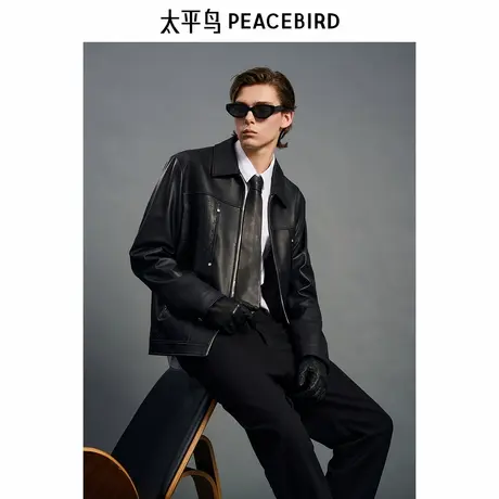 【商场同款】太平鸟男装夹克B1BDE4F03图片