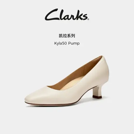 【U先试用】Clarks其乐Kyla50 Pump女鞋柔软羊皮高跟单鞋婚鞋商品大图