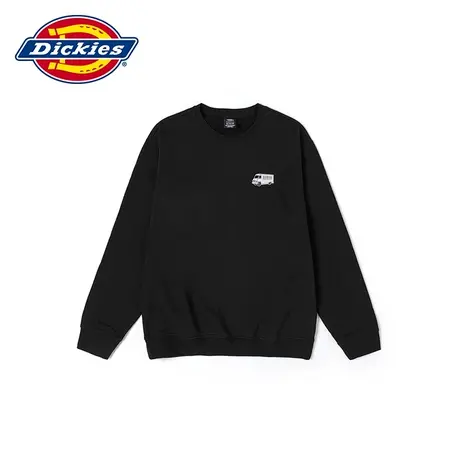 Dickies商场同款 23秋冬新品图案印花加绒圆领美式卫衣 运动休闲商品大图