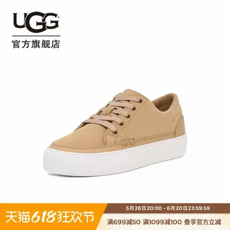UGG春季新款男女同款时尚舒适厚底圆头低帮系带单鞋休闲鞋1170554图片