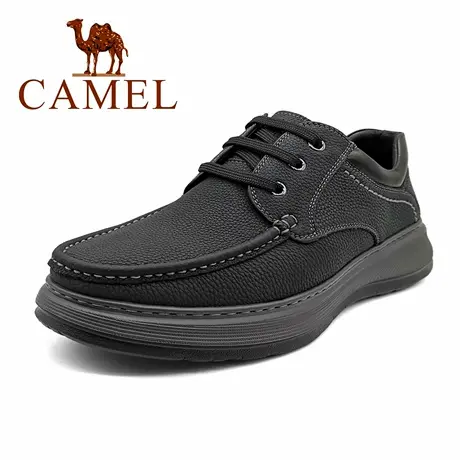 Camel/骆驼男鞋2025秋季新款休闲皮鞋商场同款软面舒适平底休闲鞋商品大图