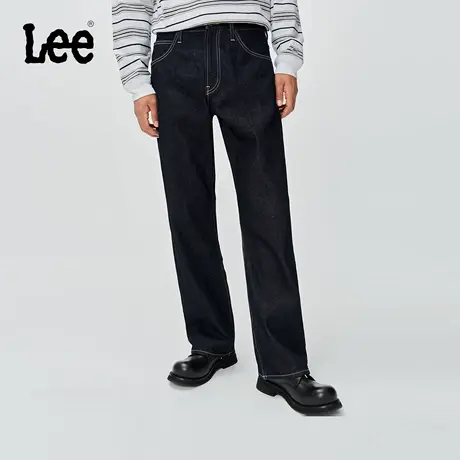 Lee商场同款25秋冬新品舒适版清水洗男直筒牛仔裤休闲潮流商品大图