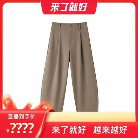 【来了就好】太平鸟香蕉型连腰裤A1GBE1211商品大图