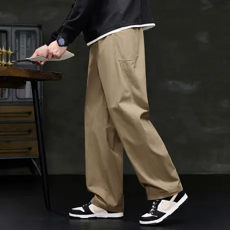 唐狮秋冬男士工装裤宽松直筒休闲长裤男阔腿裤子今年流行爆款TUTA图片