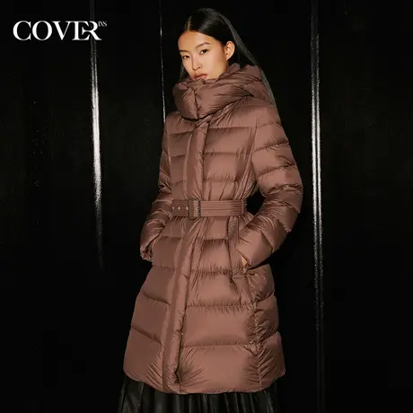 COVER冬季云朵高克重收腰三防羽绒服商品大图