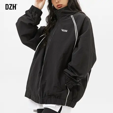 男女同款外套男士春秋款宽松高级感夹克男款2024新款美式情侣上衣商品大图