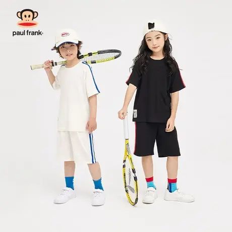 大嘴猴男女童装短袖短裤套装2023年夏季新品半袖中大儿童两件套商品大图