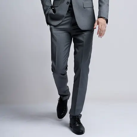 seno中灰色西裤男商务春夏正装裤子西服裤男裤修身长裤男士西装裤图片