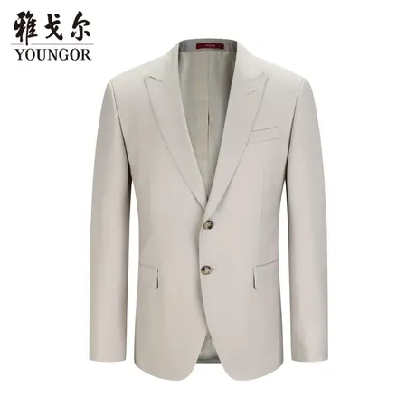 雅戈尔奥莱 男装时尚商务西服商务休闲单西羊毛西装图片