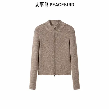 太平鸟年冬季新款百搭拉链开衫A1EDE431Q商品大图