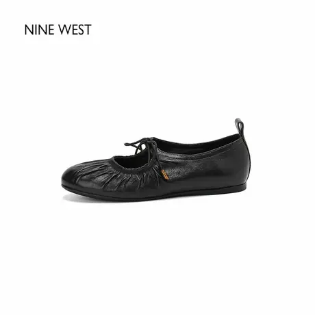Nine West/玖熙新款2025不累脚巨好看奶奶鞋法式羊皮内增高单鞋女商品大图