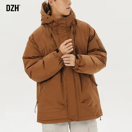 男士连帽棉衣男棉服外套冬季加厚保暖棉袄男款2023新款宽松面包服商品大图