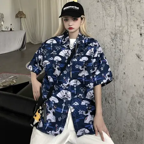 法式衬衫女复古港味上衣ins潮设计感小众轻熟心机百搭冷淡风衬衣图片