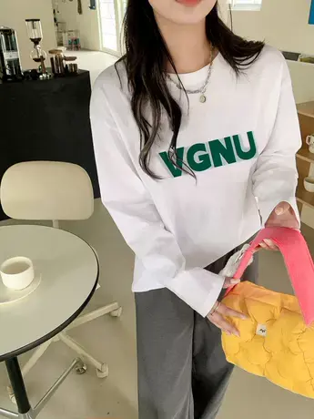 仿棉长袖t恤女2023新款秋冬季加绒内搭打底衫洋气减龄遮肚子上衣商品大图