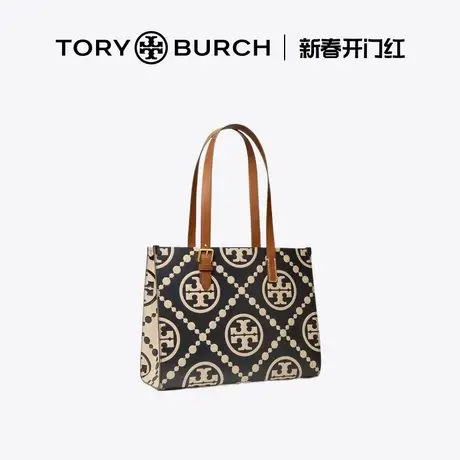 【12期免息】TORY BURCH汤丽柏琦T MONOGRAM小号手提包150310商品大图