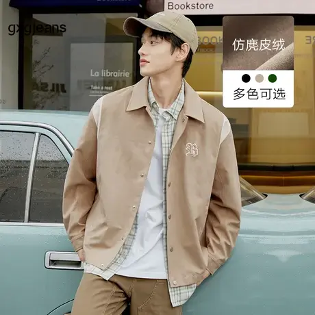 gxg.jeans男装2023年冬季新款翻领夹克JFD12100251图片