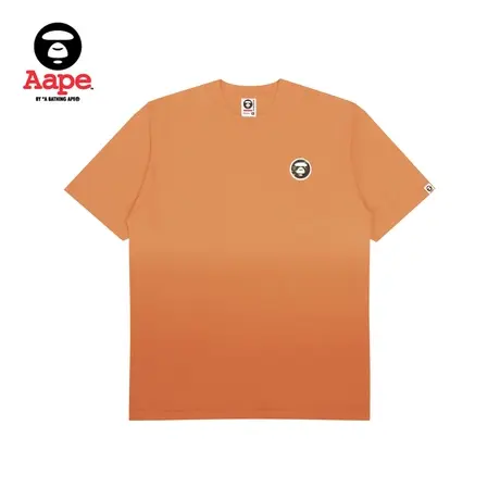 Aape旗舰店男装春夏酷帅纯色拼接廓形简约短袖T恤1248XXK商品大图