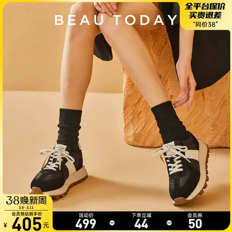 BeauToday运动鞋女2024新款女鞋秋季透气老爹鞋女休闲鞋女款秋季商品大图